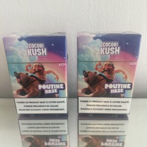 Cocori Kush -2 paquets 2 x 20 cigarettes POUTINE CBD HEC 10 booster